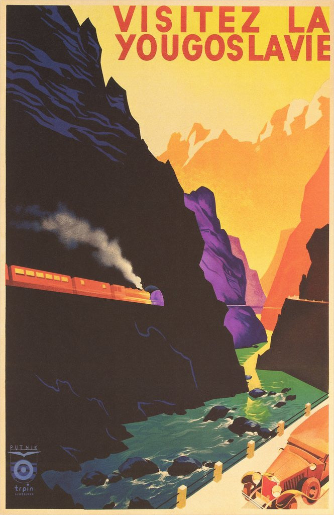 Detail of Yugoslavia Travel Poster by Anonymous