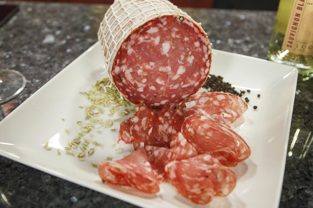 Detail of Finocchiona Salami by Anonymous