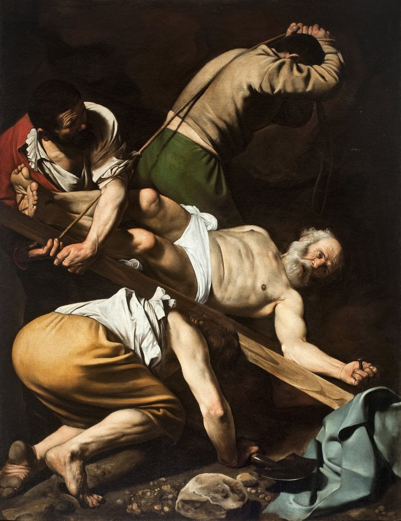 Crucifixion of Saint Peter by Caravaggio