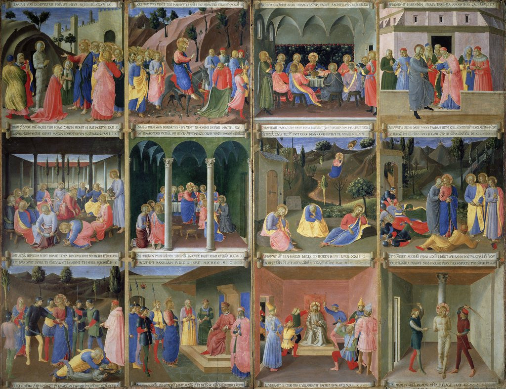 Detail of Scenes from the Life of Christ by Fra Angelico