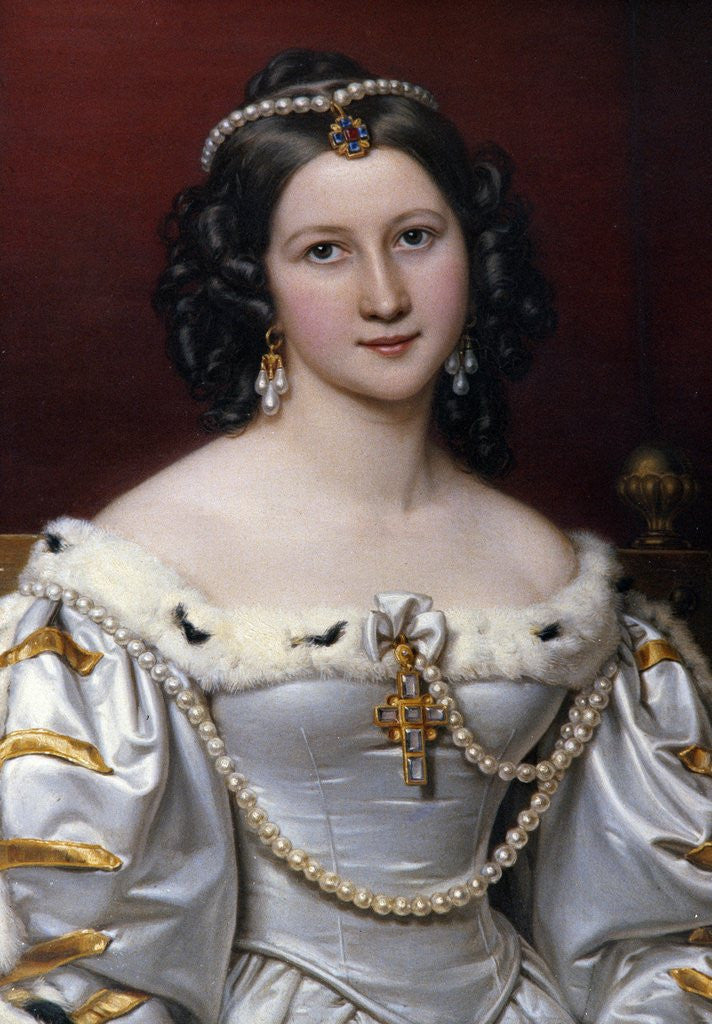 Detail of Portrait of Charlotte by Joseph Karl Stieler