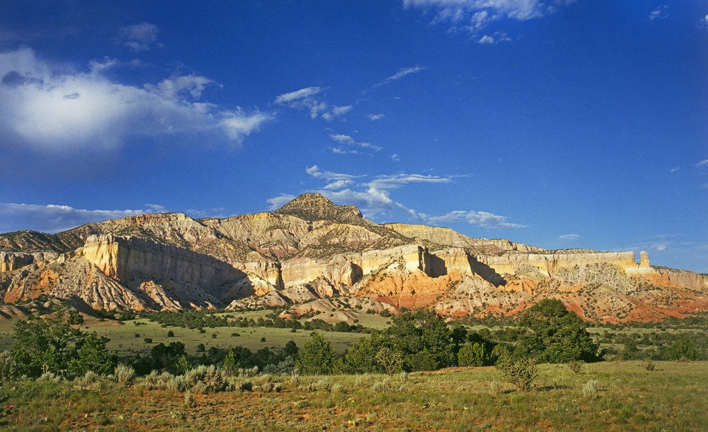 Detail of Red rock country landscape around Ghost Ranch and Abiquiu, New Mexico by Anonymous