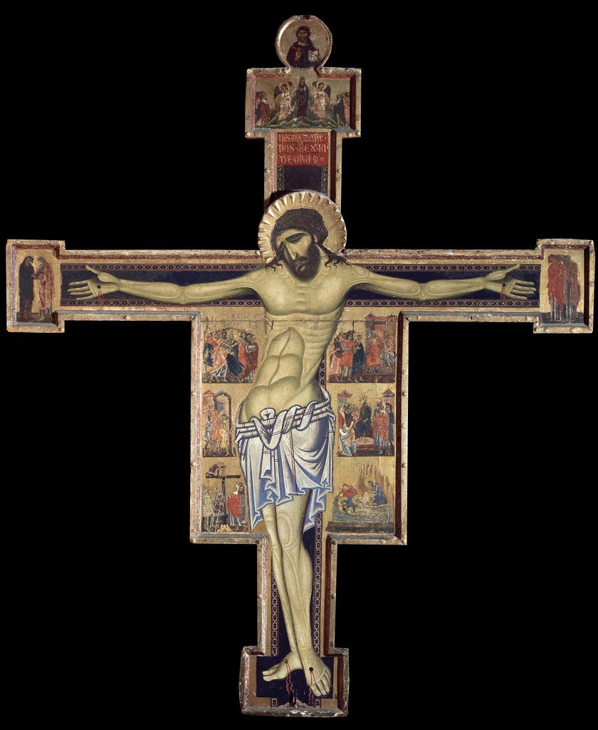 Detail of Crucifix by Coppo di Marcovaldo