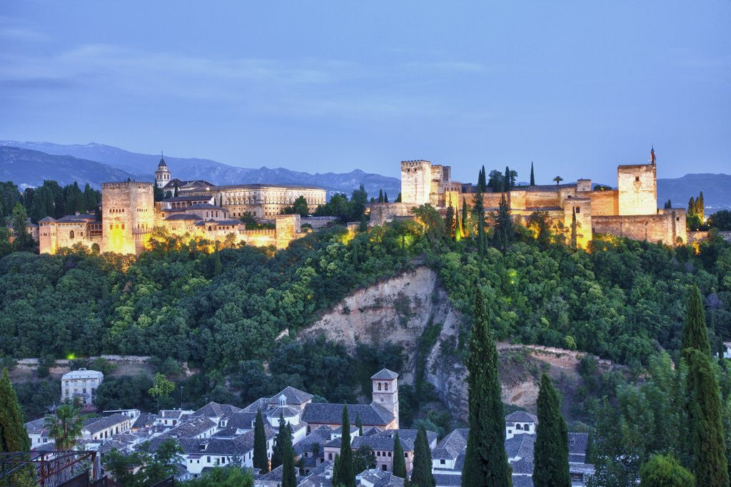 Detail of Evening Lights from the Alhambra Palace by Anonymous