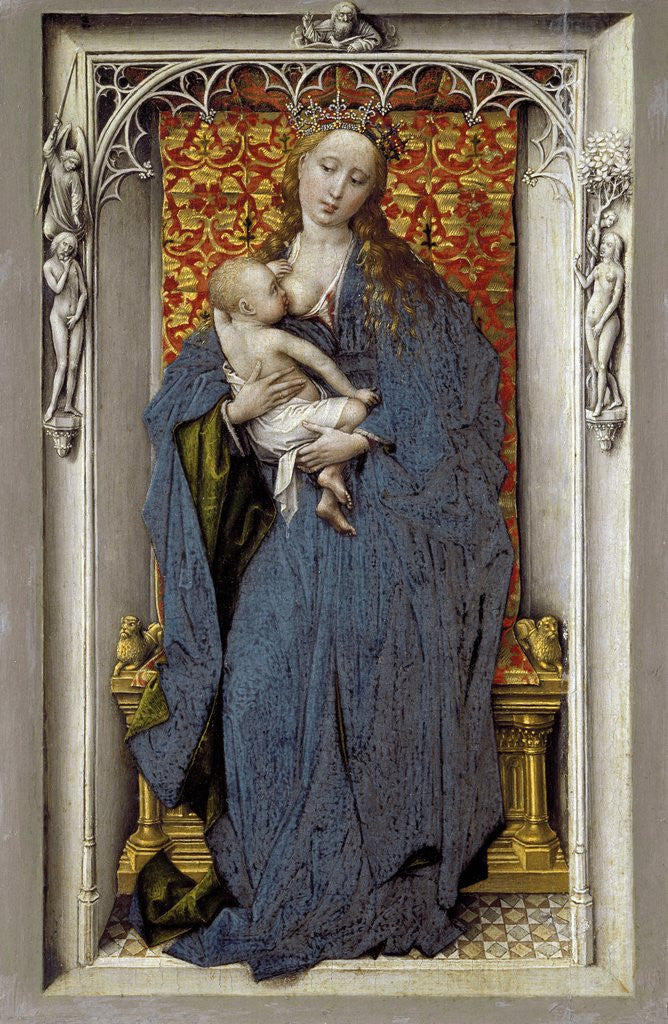 Detail of Madonna and Child by Rogier van der Weyden