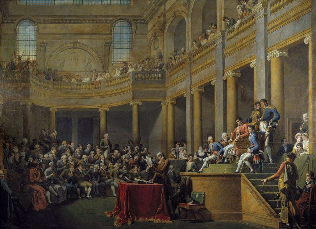 Detail of The Council of the Cisalpine Republic by Nicolas Monsiau