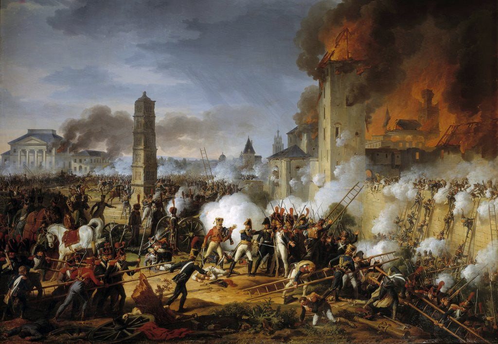 Detail of The Battle of Ratisbon, by Charles Thevenin