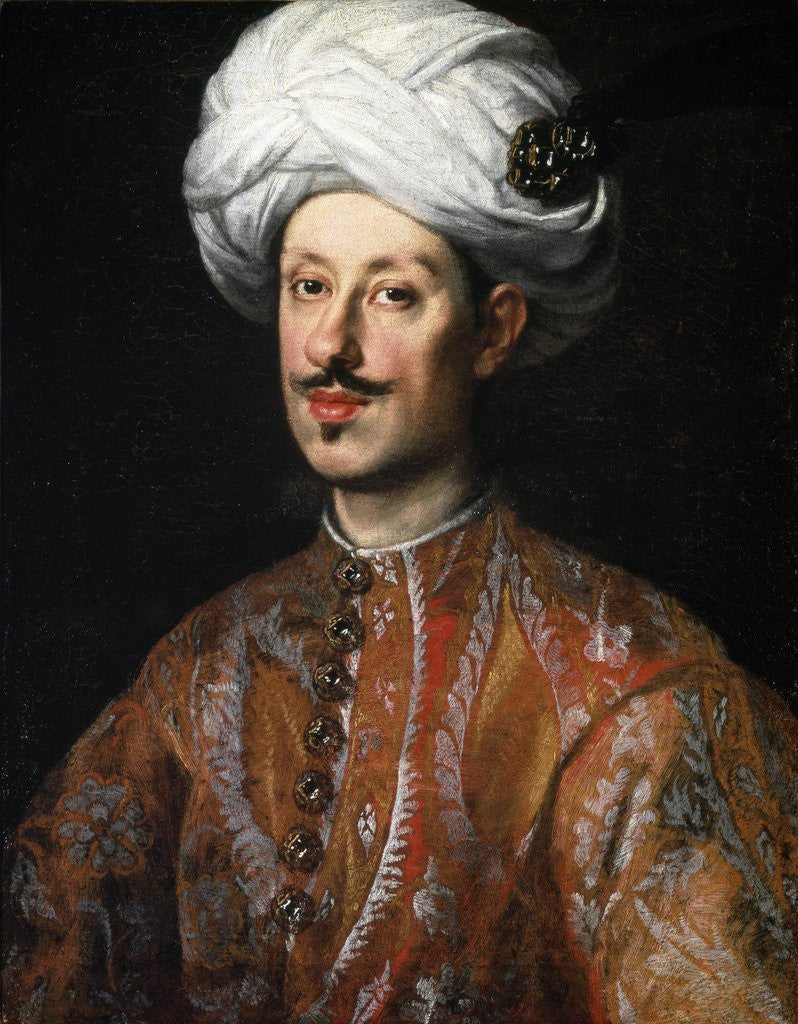Detail of Portrait of Ferdinand II de' Medici by Justus Sustermans