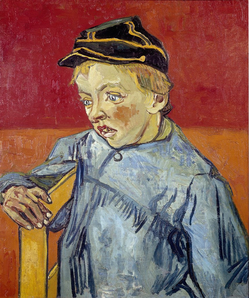 Detail of The Schoolboy by Vincent Van Gogh