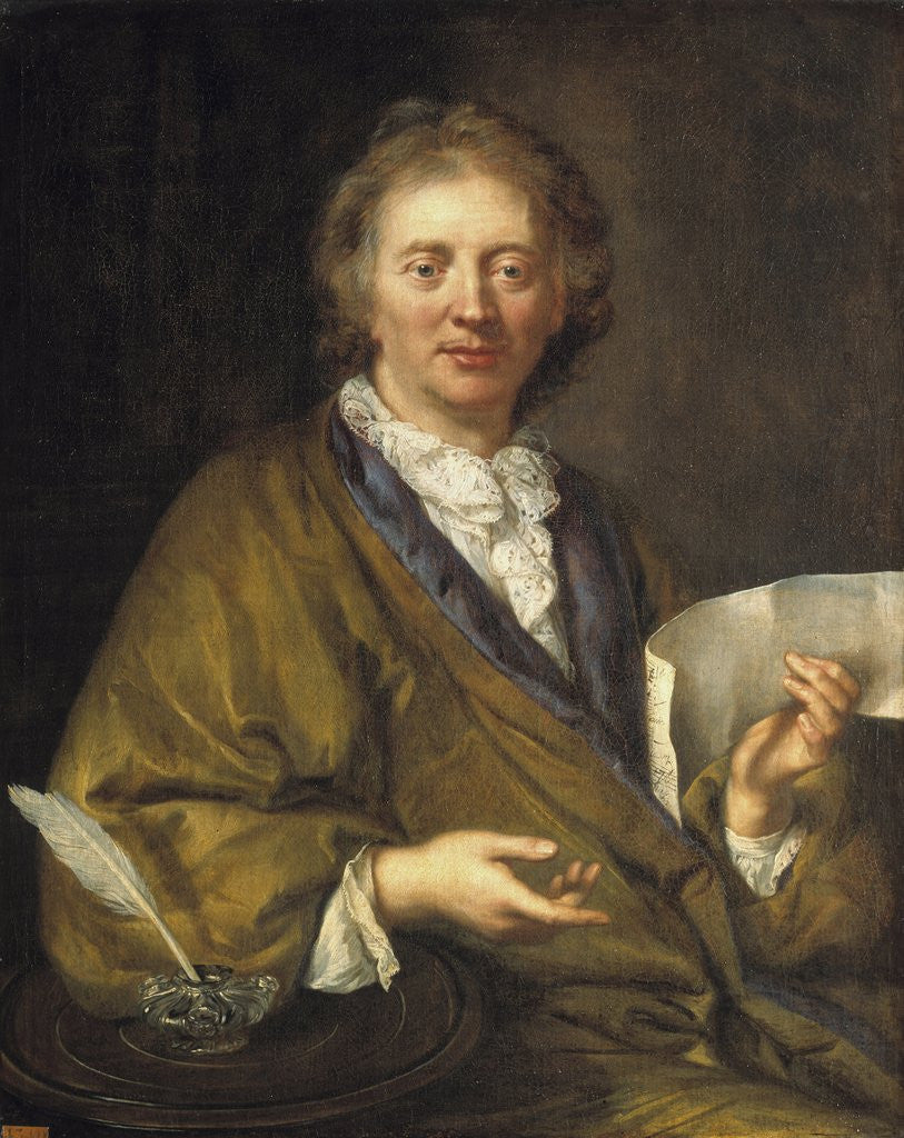 Detail of Portrait of Francois Couperin by Anonymous