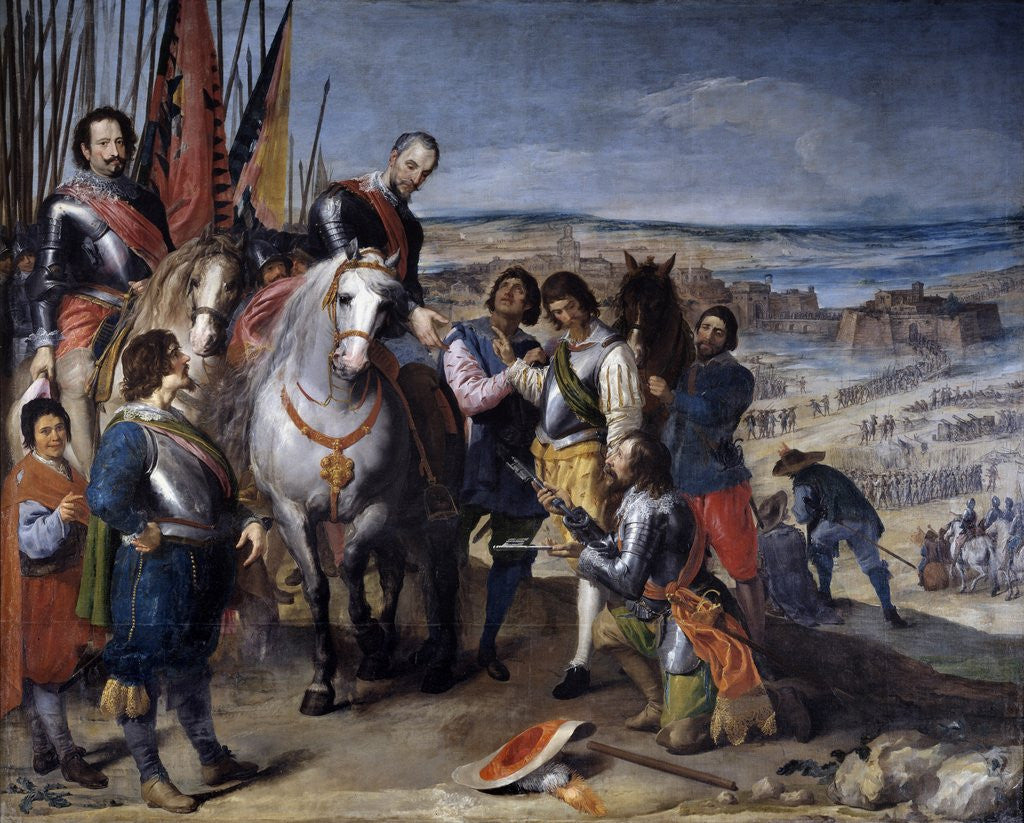 Detail of The Surrender of Juliers by Jusepe Leonardo