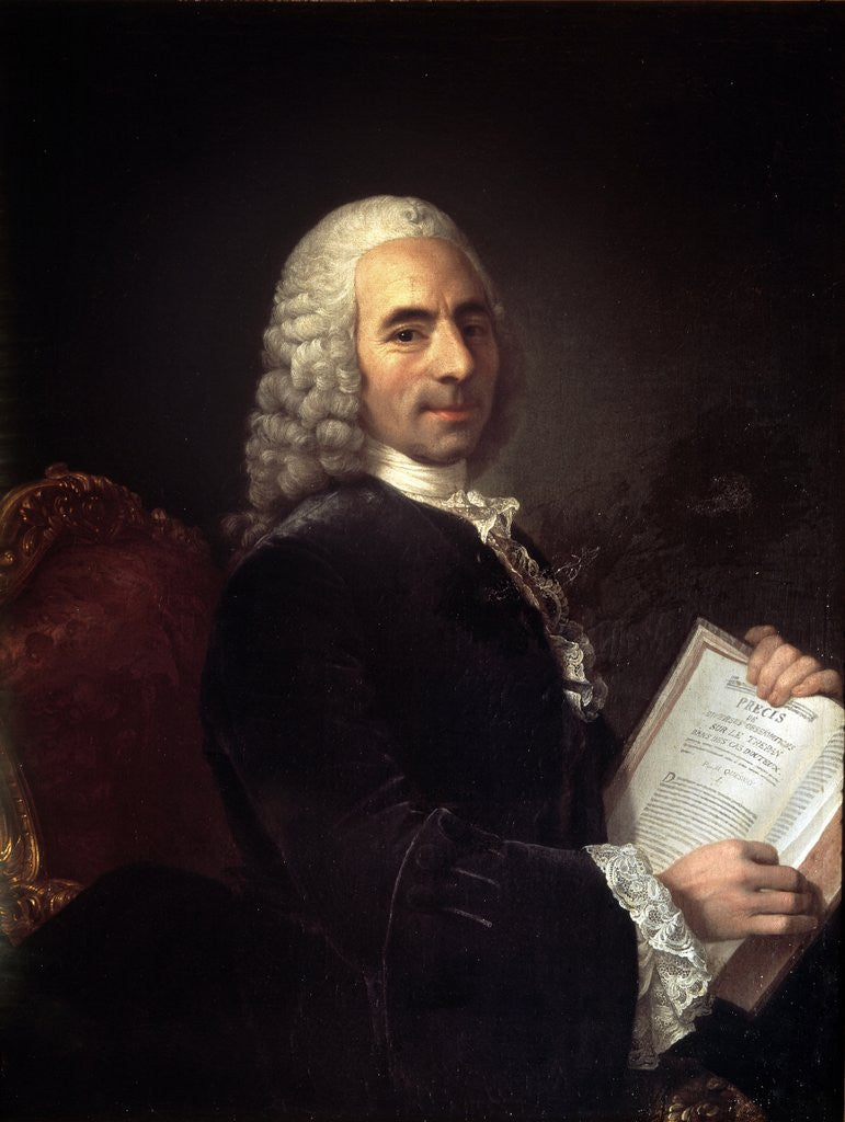 Detail of Portrait of Francois Quesnay, physician of Louis XV by Anonymous