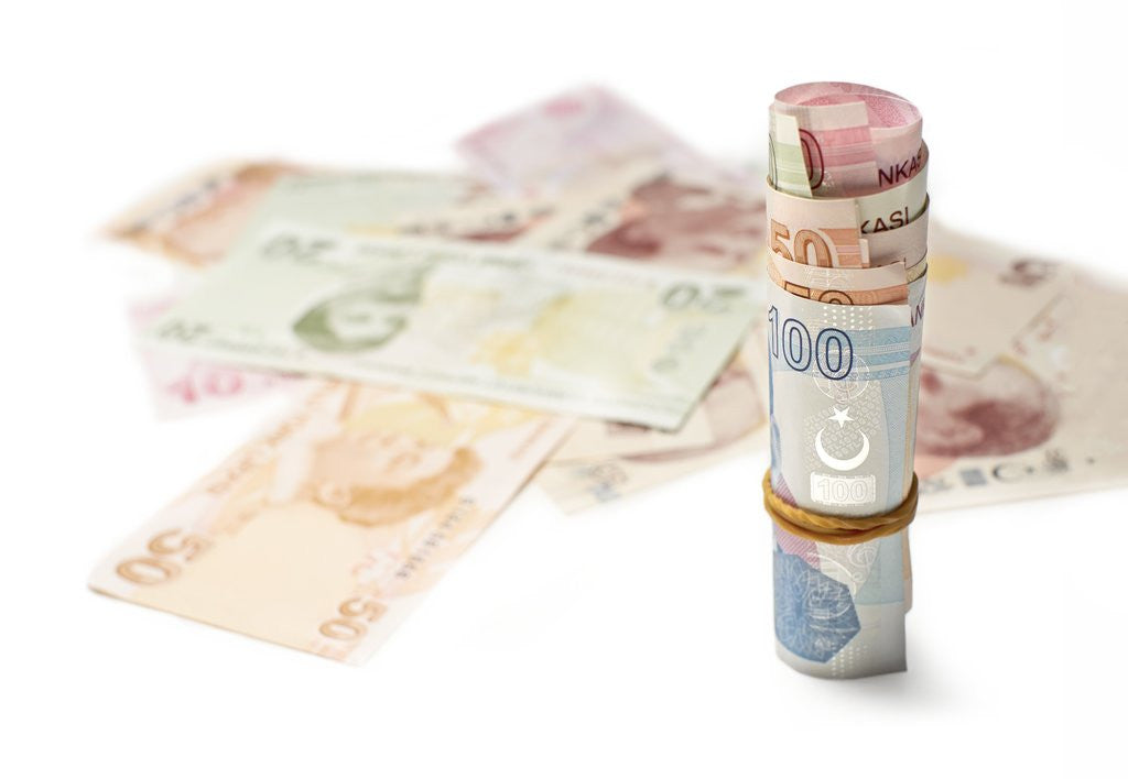 Detail of Turkish Currency by Anonymous