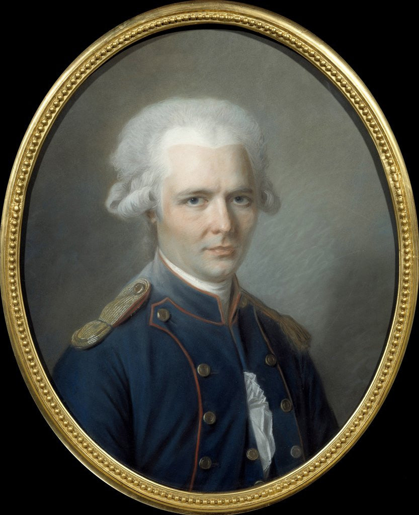 Detail of Portrait of the French writer Pierre Choderlos de Laclos by Anonymous