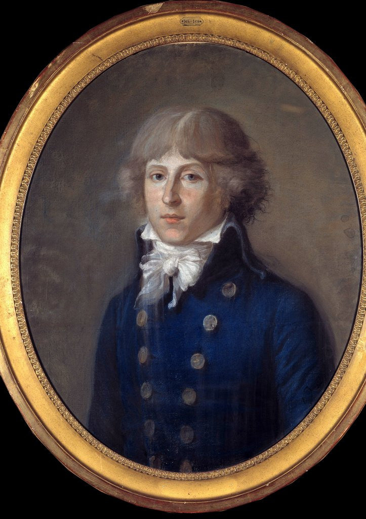 Detail of Portrait of Louis de Saint-Just by Corbis