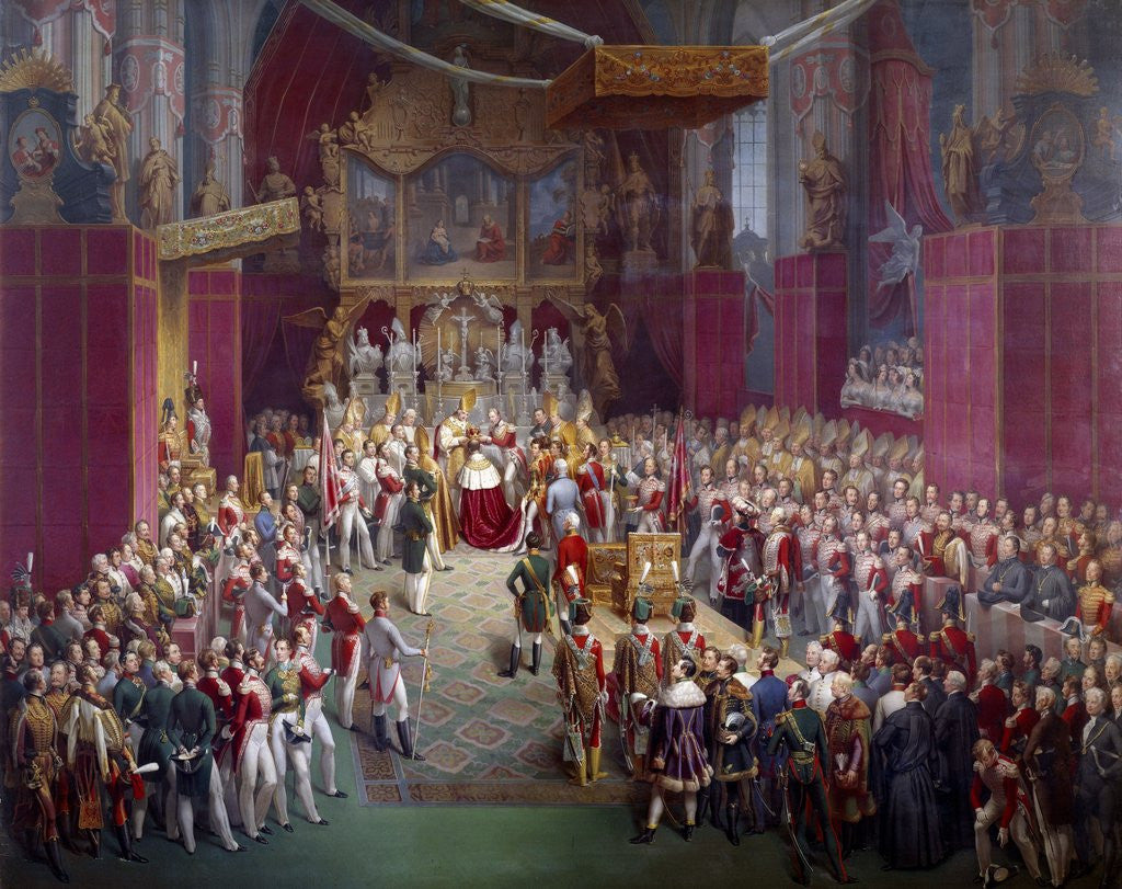 Emperor Ferdinand I of Austria's Sacre by Leopold Bucher