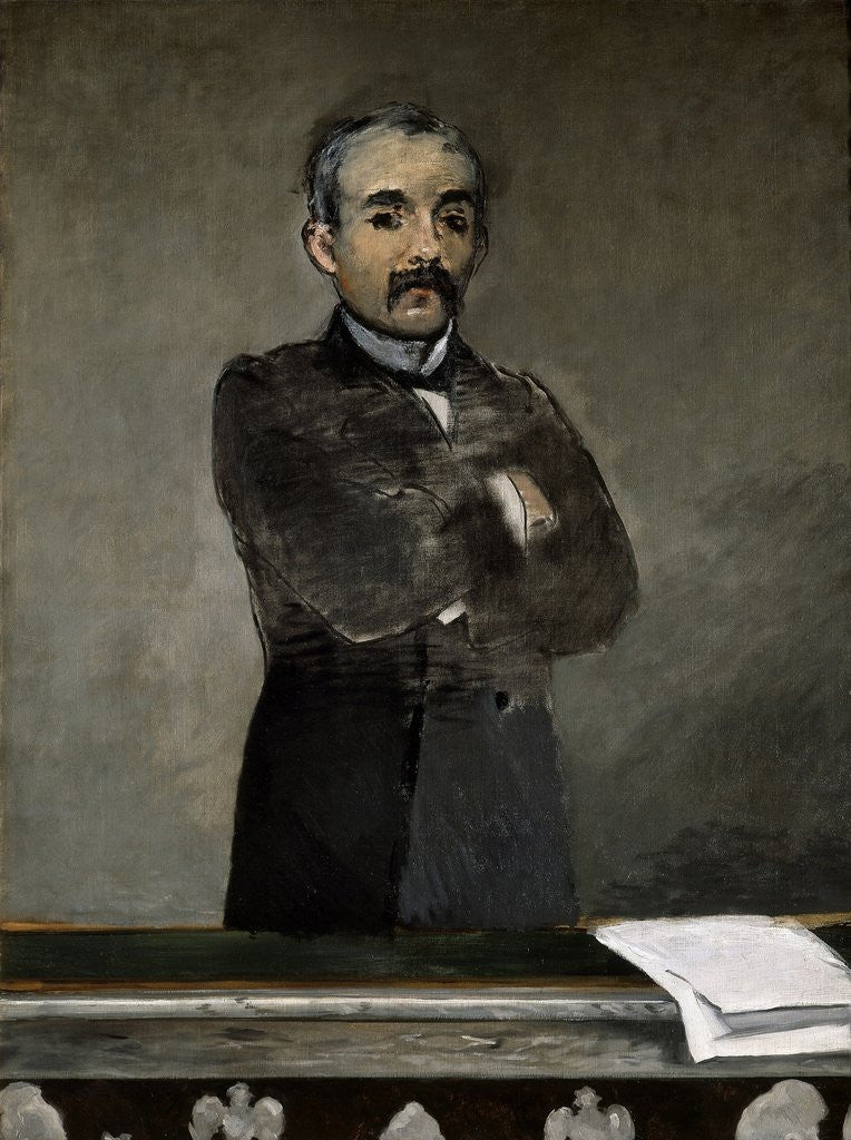 Detail of Portrait of Georges Clemenceau by Edouard Manet
