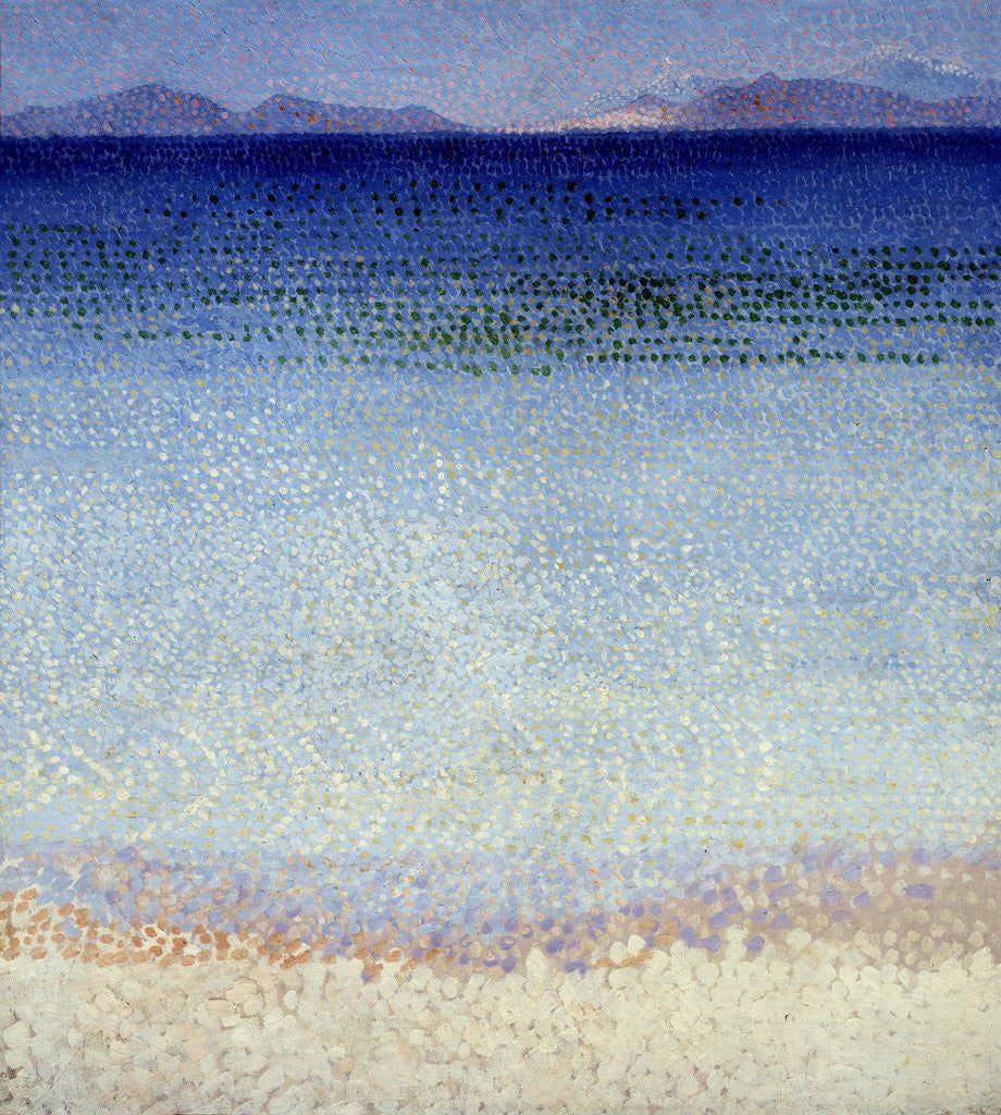 Detail of The gold islands, Hyeres Islands by Henri Edmond Cross