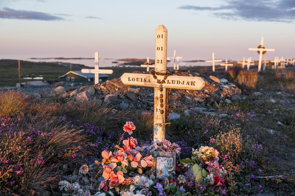 Detail of Graveyard, Rankin Inlet, Nunavut, Canada by Anonymous