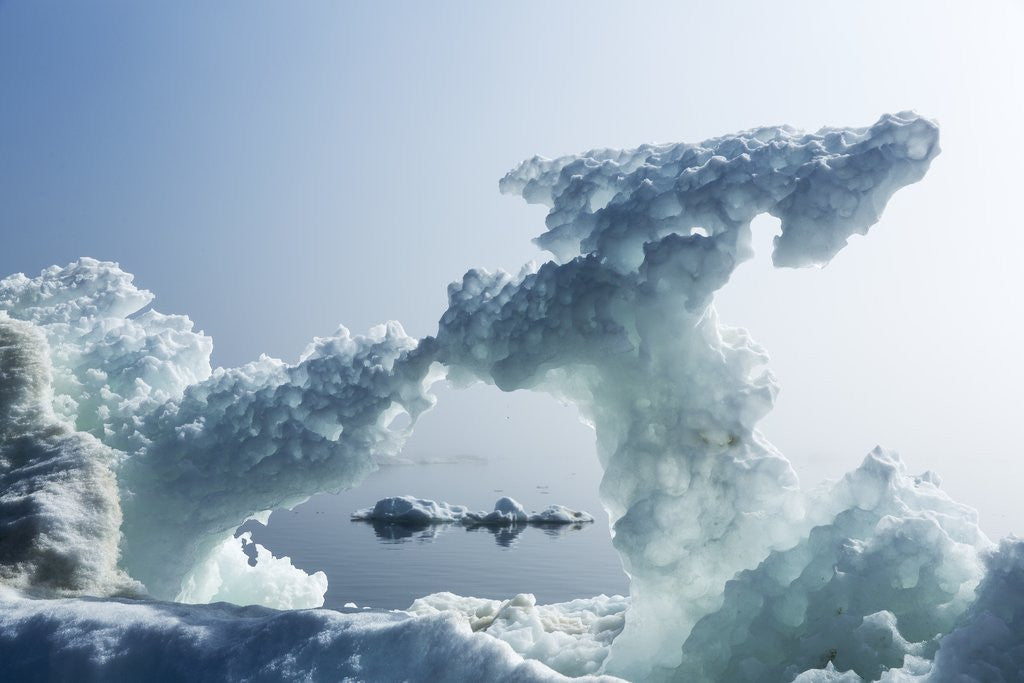 Detail of Sea Ice, Nunavut Territory, Canada by Anonymous