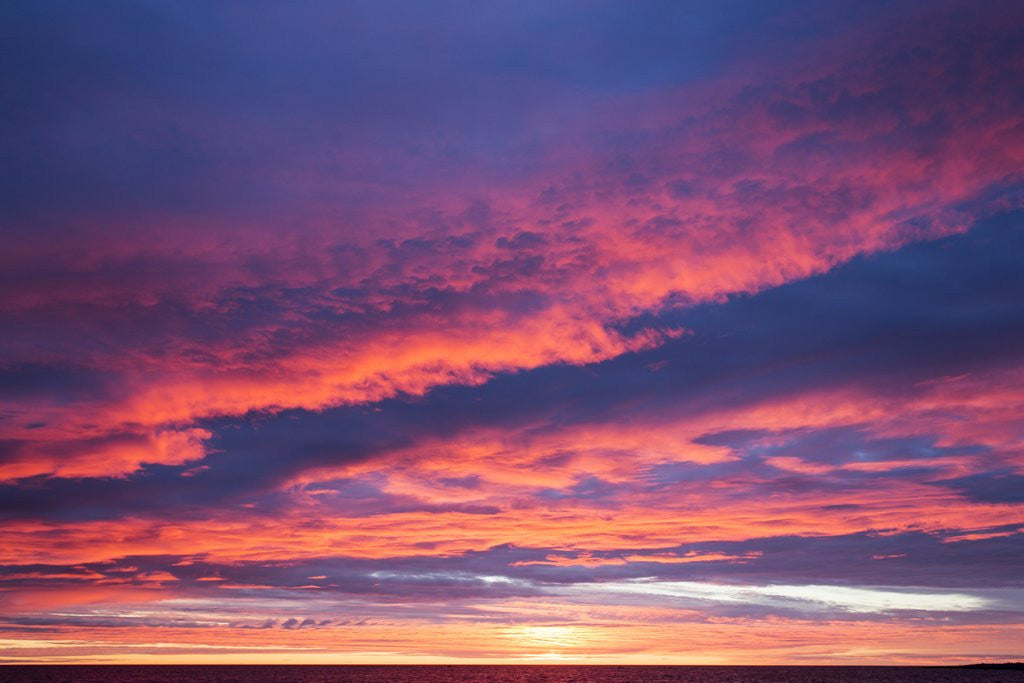 Detail of Sunrise Clouds, Hudson Bay, Canada by Anonymous