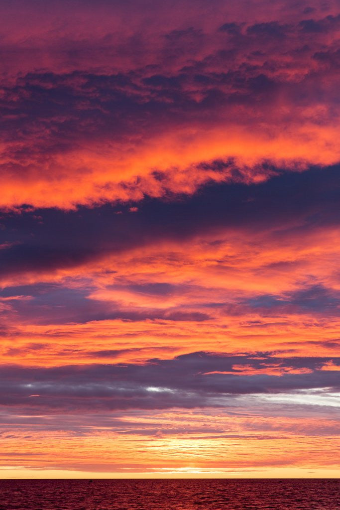 Detail of Sunrise Clouds, Hudson Bay, Canada by Anonymous