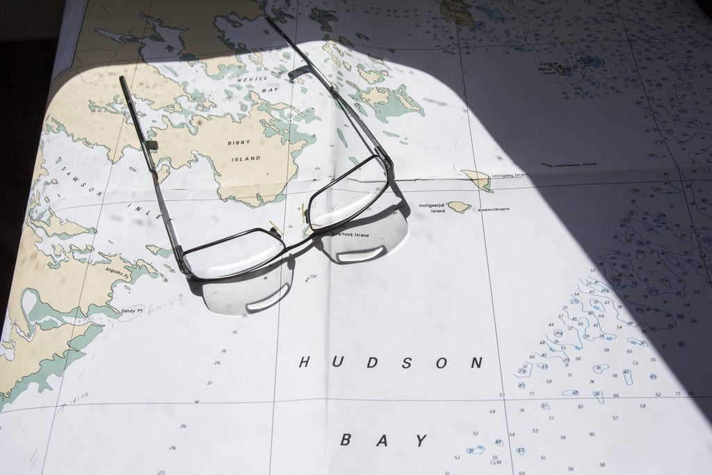 Detail of Hudson Bay Marine Chart, Canada by Anonymous