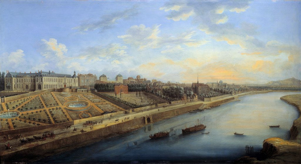 Detail of View of Passy and Chaillot by Charles Grevenbroeck