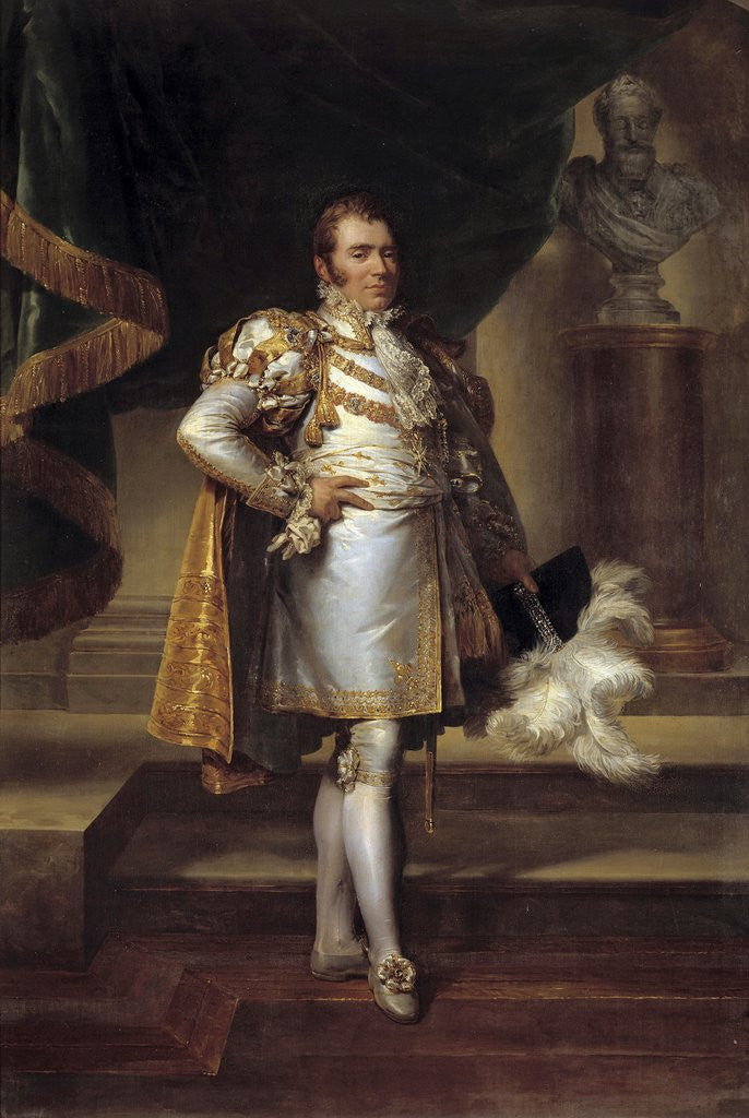 Detail of Portrait of Charles-Ferdinand d'Artois, Duke of Berry by Francois Gerard