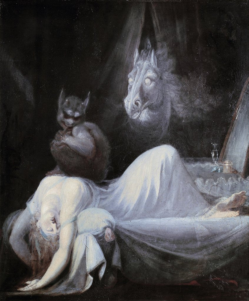 Detail of The Nightmare by Henry Fuseli