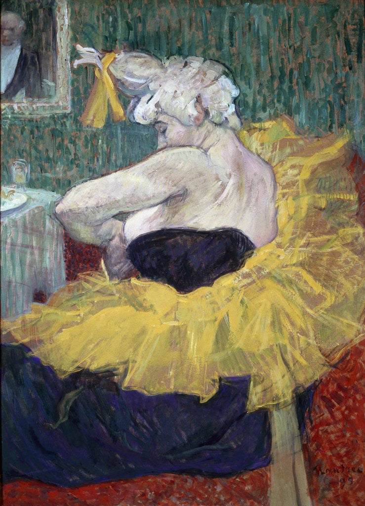 Detail of The Clowness Cha-U-Kao in a Tutu by Henri de Toulouse-Lautrec