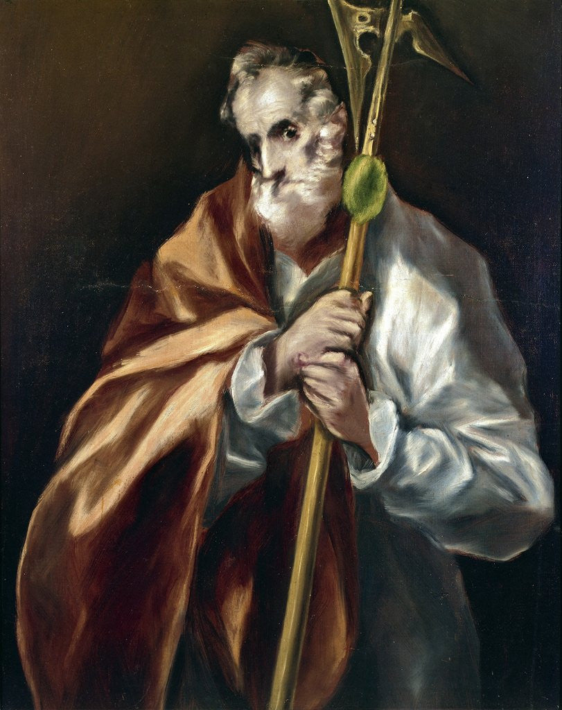 Detail of Apostle Saint Thaddeus by El Greco