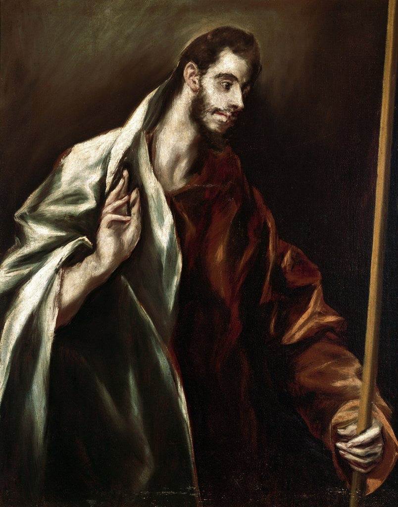 Detail of Saint Thomas by El Greco