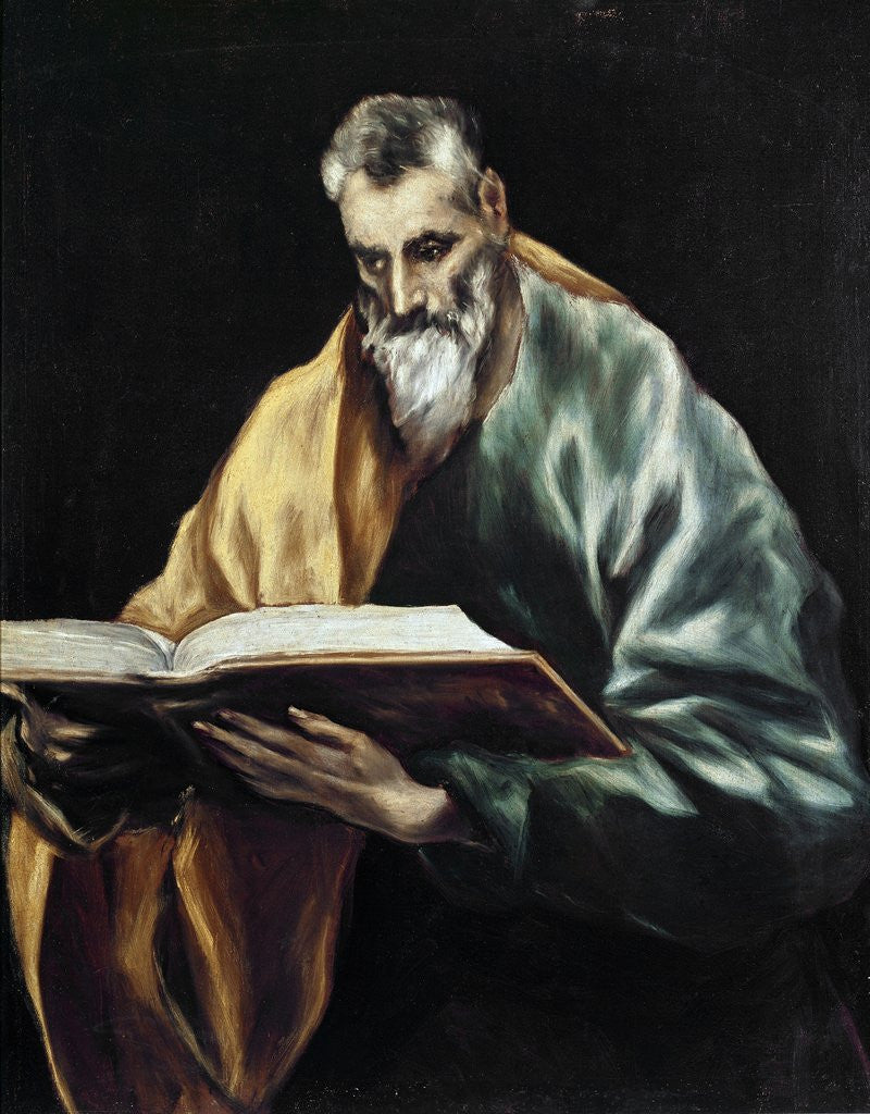 Detail of Saint Simon by El Greco