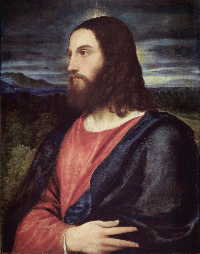 Detail of Christ the Redeemer by Titian