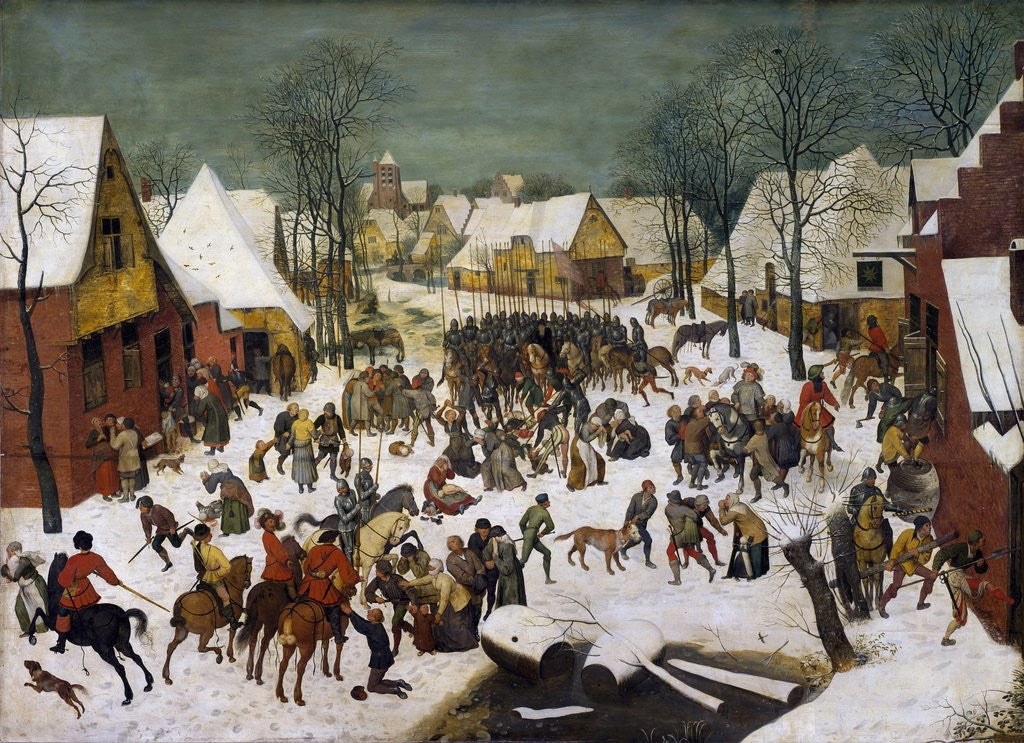 Detail of The Massacre of the Innocents by Pieter Brueghel the Elder