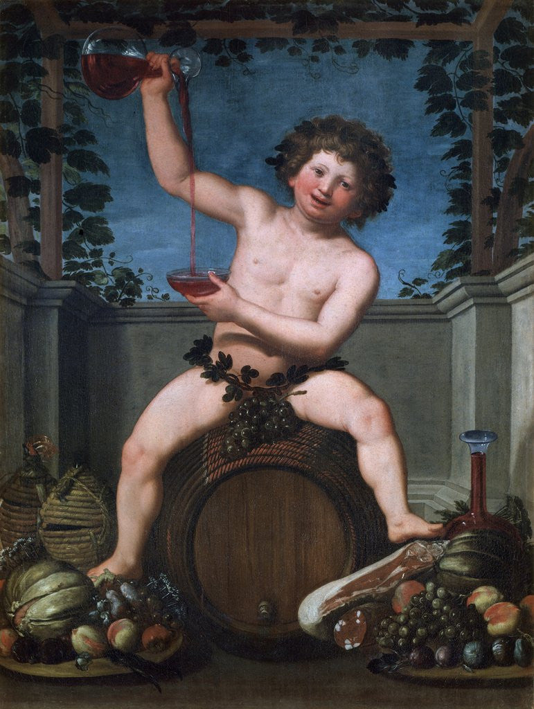 Detail of Bacchus by Baccio del Bianco