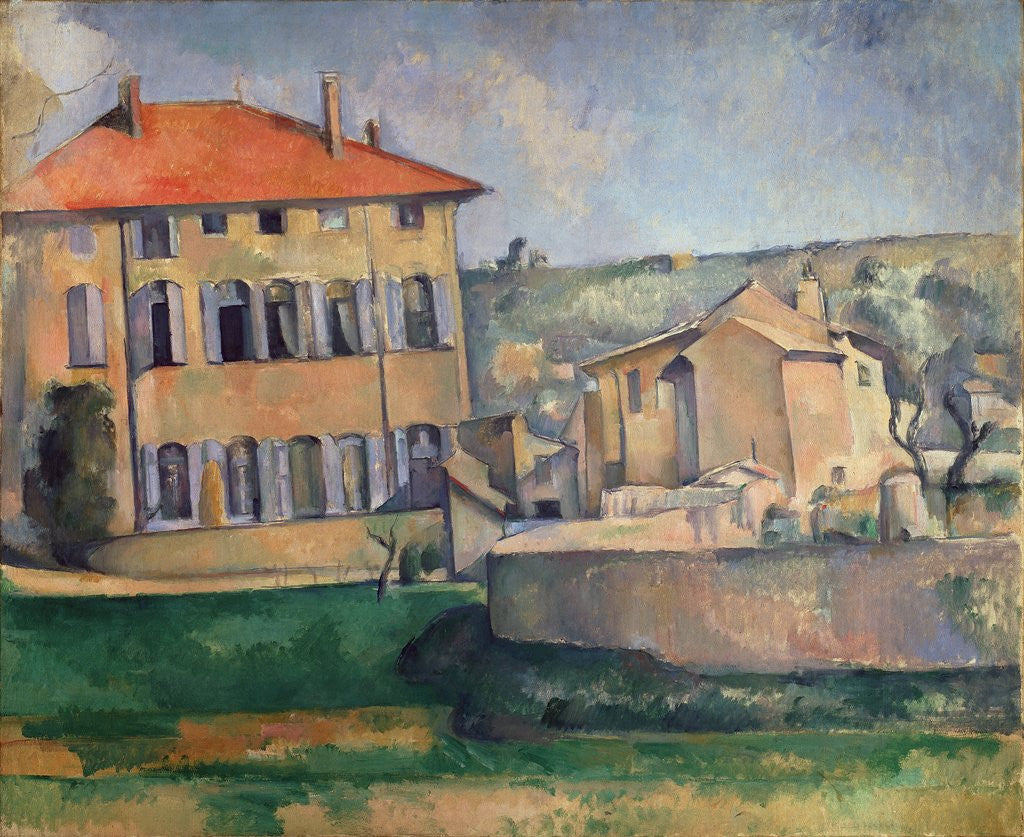 Detail of Jas de Bouffan by Paul Cezanne