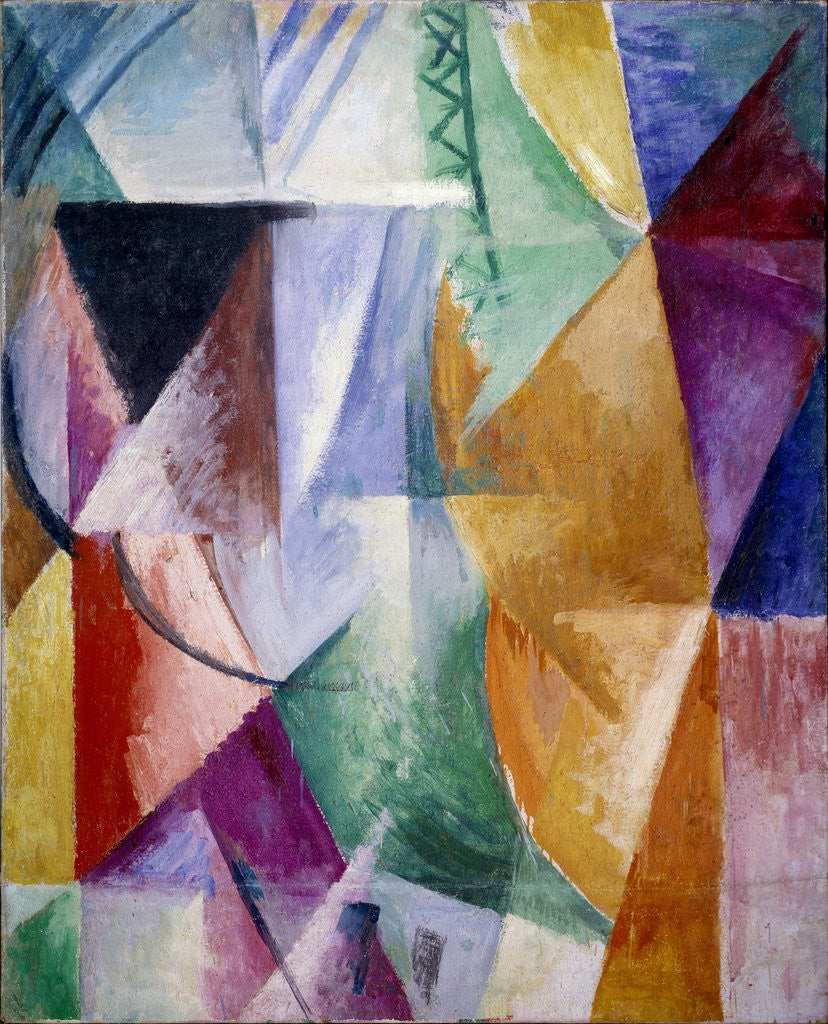 Detail of A window or study for three windows by Robert Delaunay