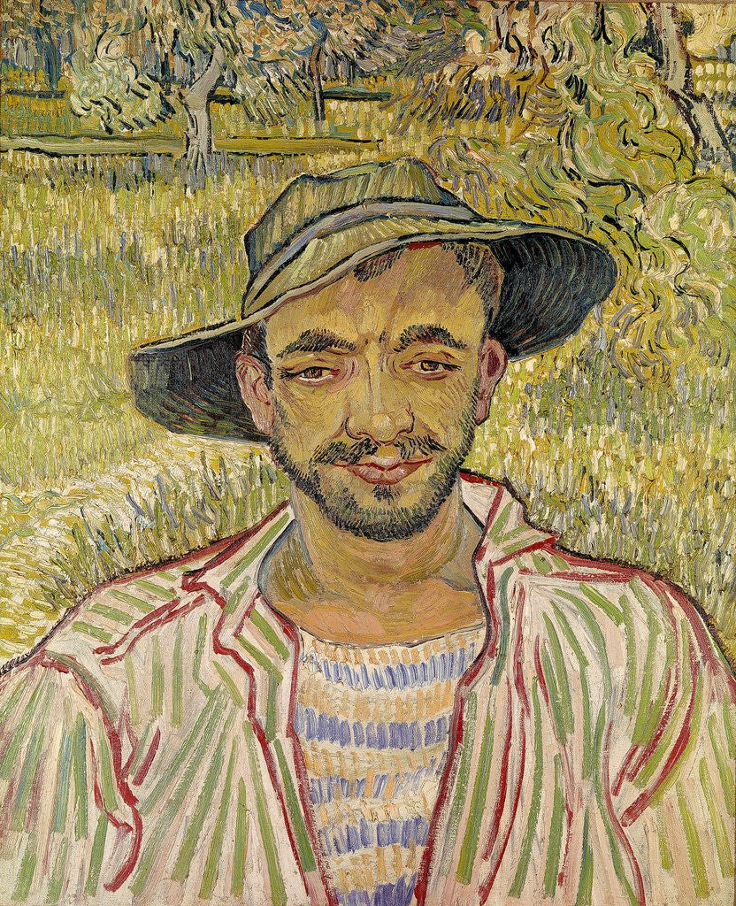 Detail of The Gardener by Vincent Van Gogh