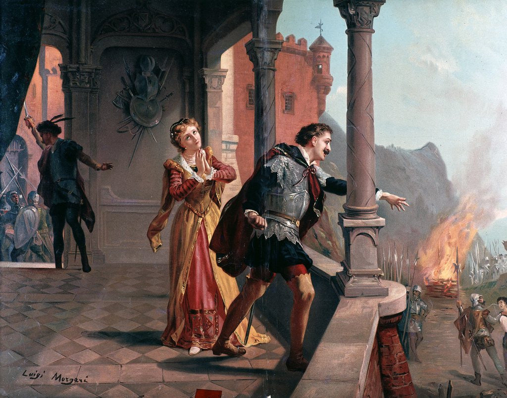 Detail of Scene of the opera 
