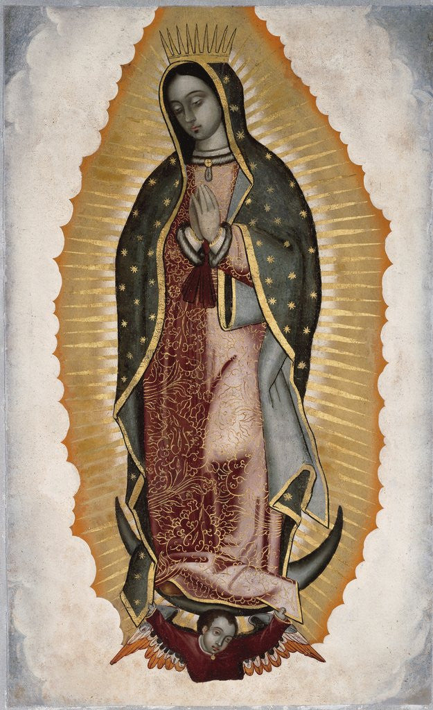 Detail of Our Lady of Guadalupe by Anonymous