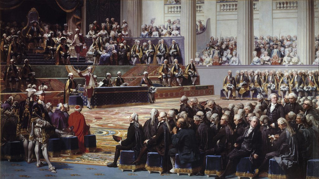 Detail of Opening of the Estates General at Versailles on 5th May 1789 by Auguste Couder