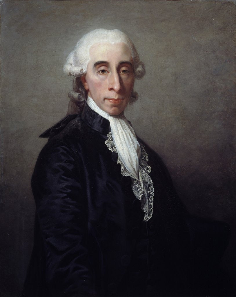 Detail of Portrait of Jean Sylvain Bailly by Jean Laurent Mosnier