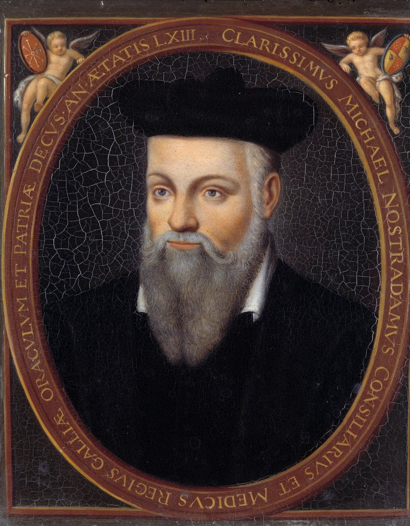 Detail of Portrait of Nostradamus by Corbis