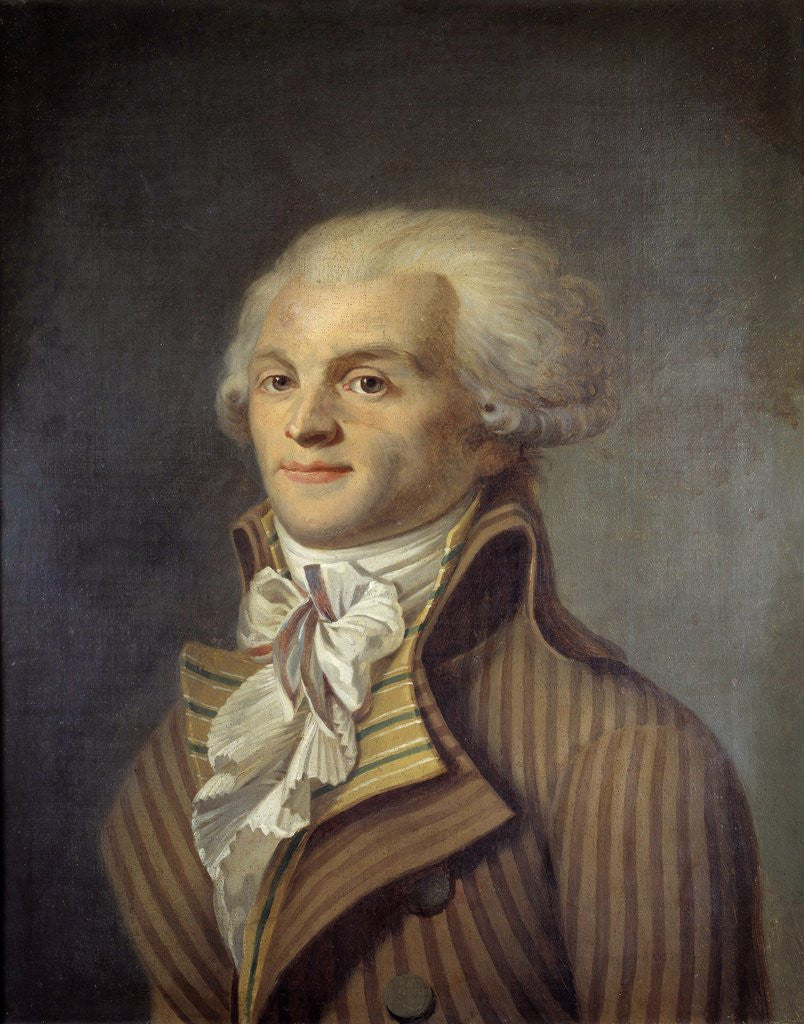 Detail of Portrait of Maximilien de Robespierre by Anonymous
