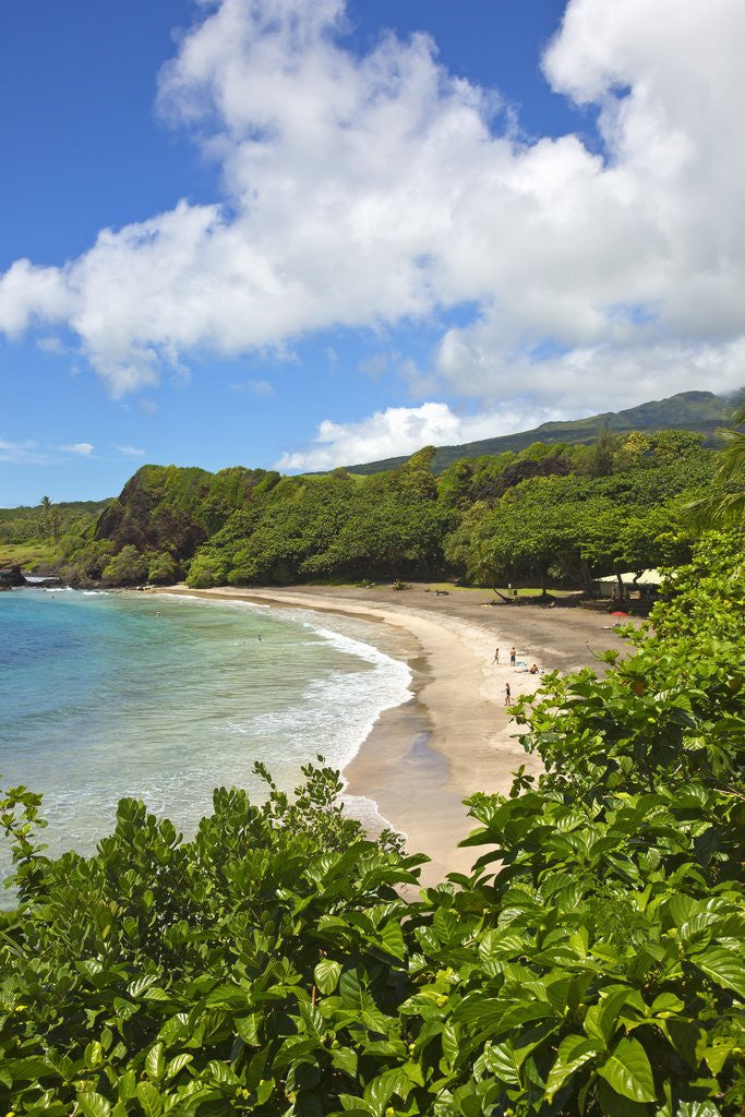 Detail of Hamoa Beach, Hana, Maui, Hawaii by Corbis