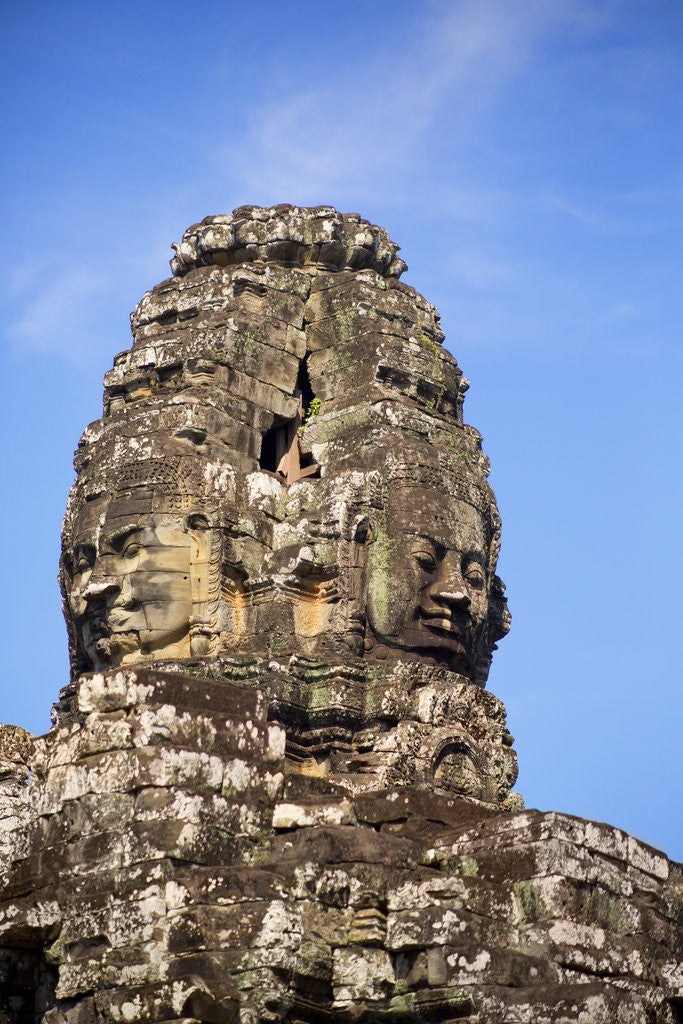 Detail of Bayon Temple in Angkor Thom, Siem Reap, Cambodia by Anonymous