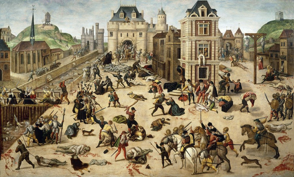 Detail of Saint Bartholomew's Day Masssacre by Francois Dubois