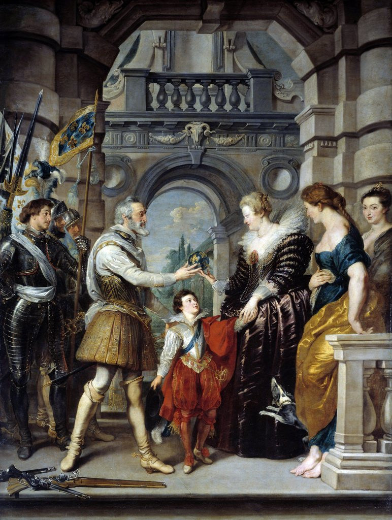 Detail of The Consignment of the Regency from the Marie de' Medici Cycle by Peter Paul Rubens